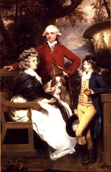 Rodzina Braddyllów autorstwa Joshua Reynolds