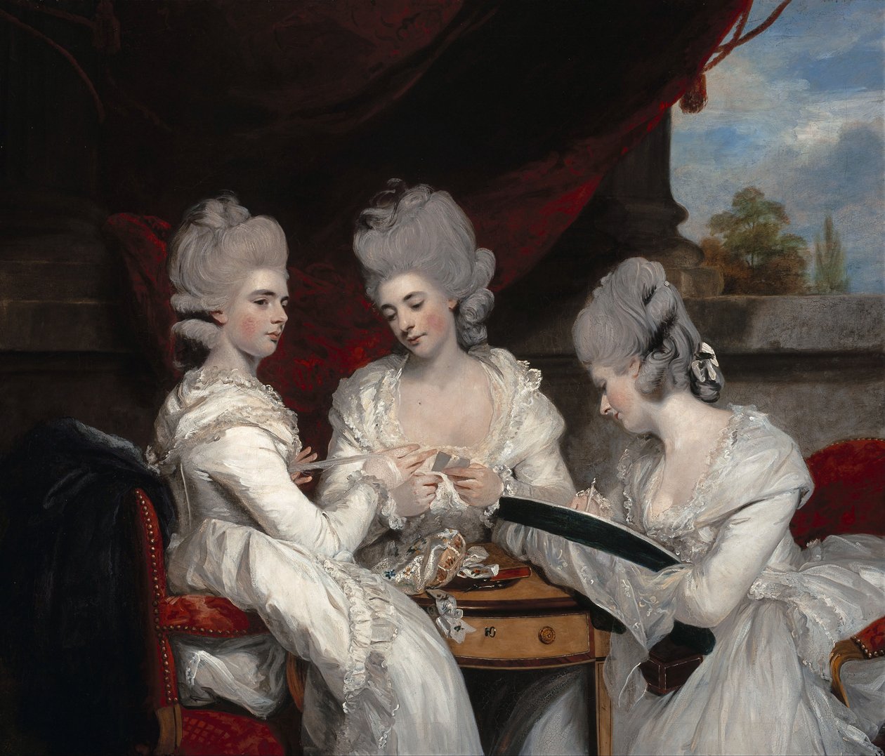 Panie z rodu Waldegrave autorstwa Joshua Reynolds