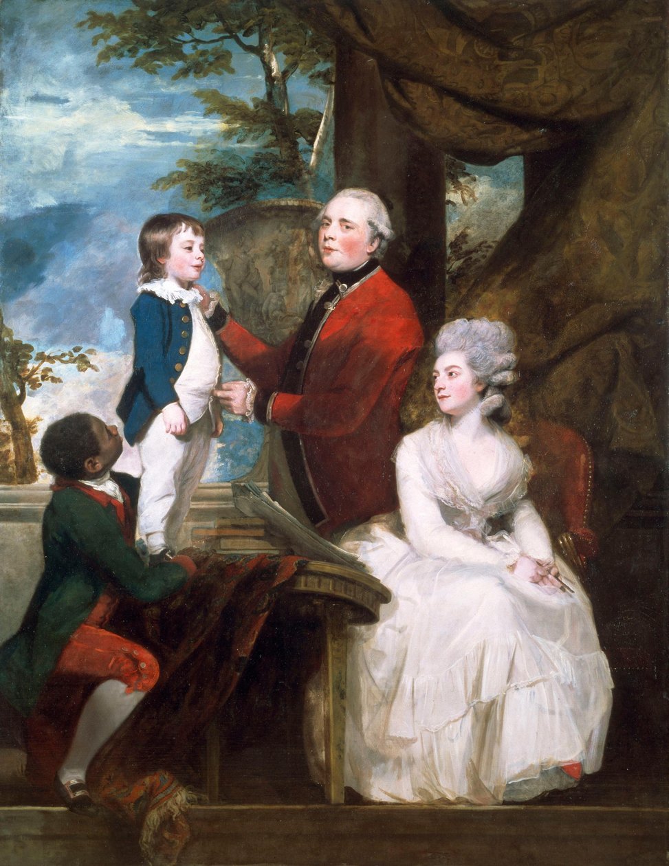 Rodzina Temple autorstwa Joshua Reynolds