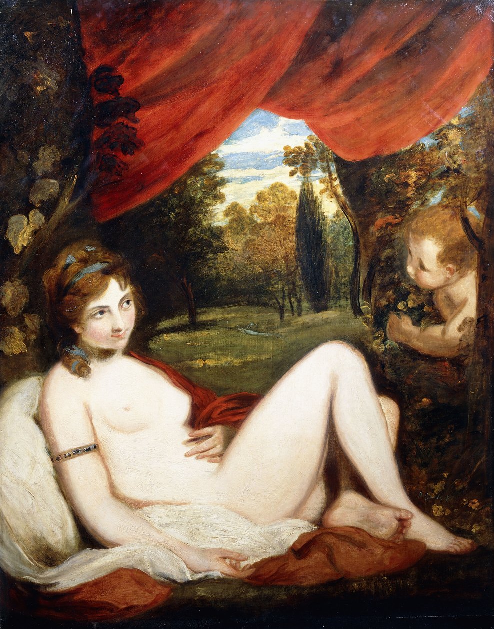 Wenus i Kupidyn, czyli „Rozpustna Bachantka”, autorstwa Joshua Reynolds