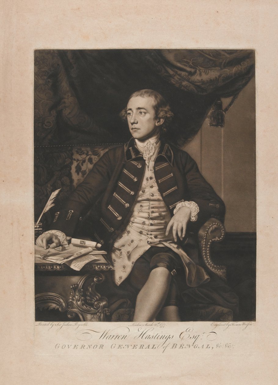 Warren Hastings autorstwa Joshua Reynolds