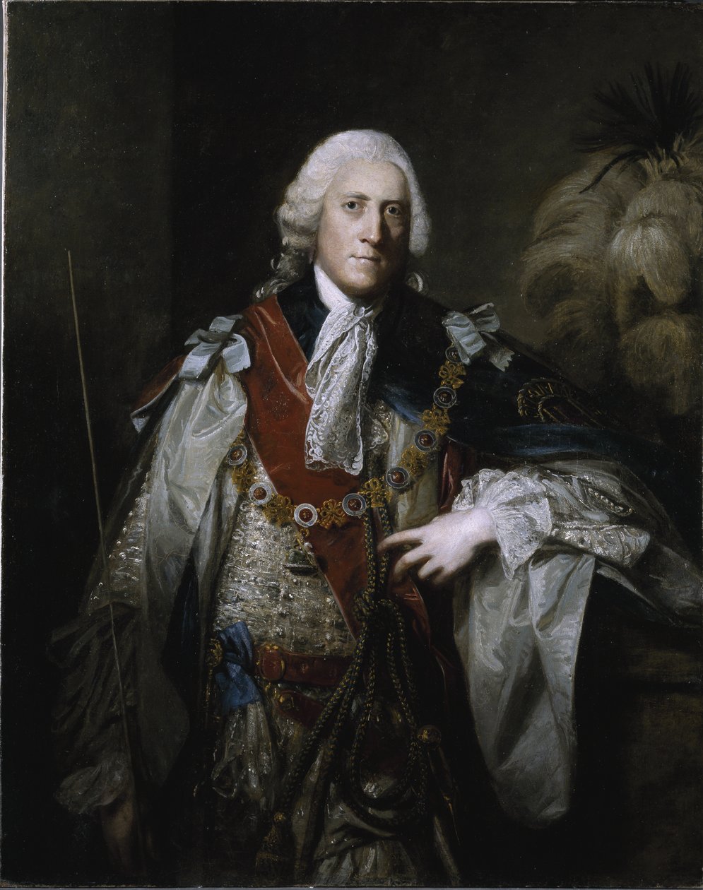William Cavendish, 4. książę Devonshire (olej na płótnie) autorstwa Joshua Reynolds