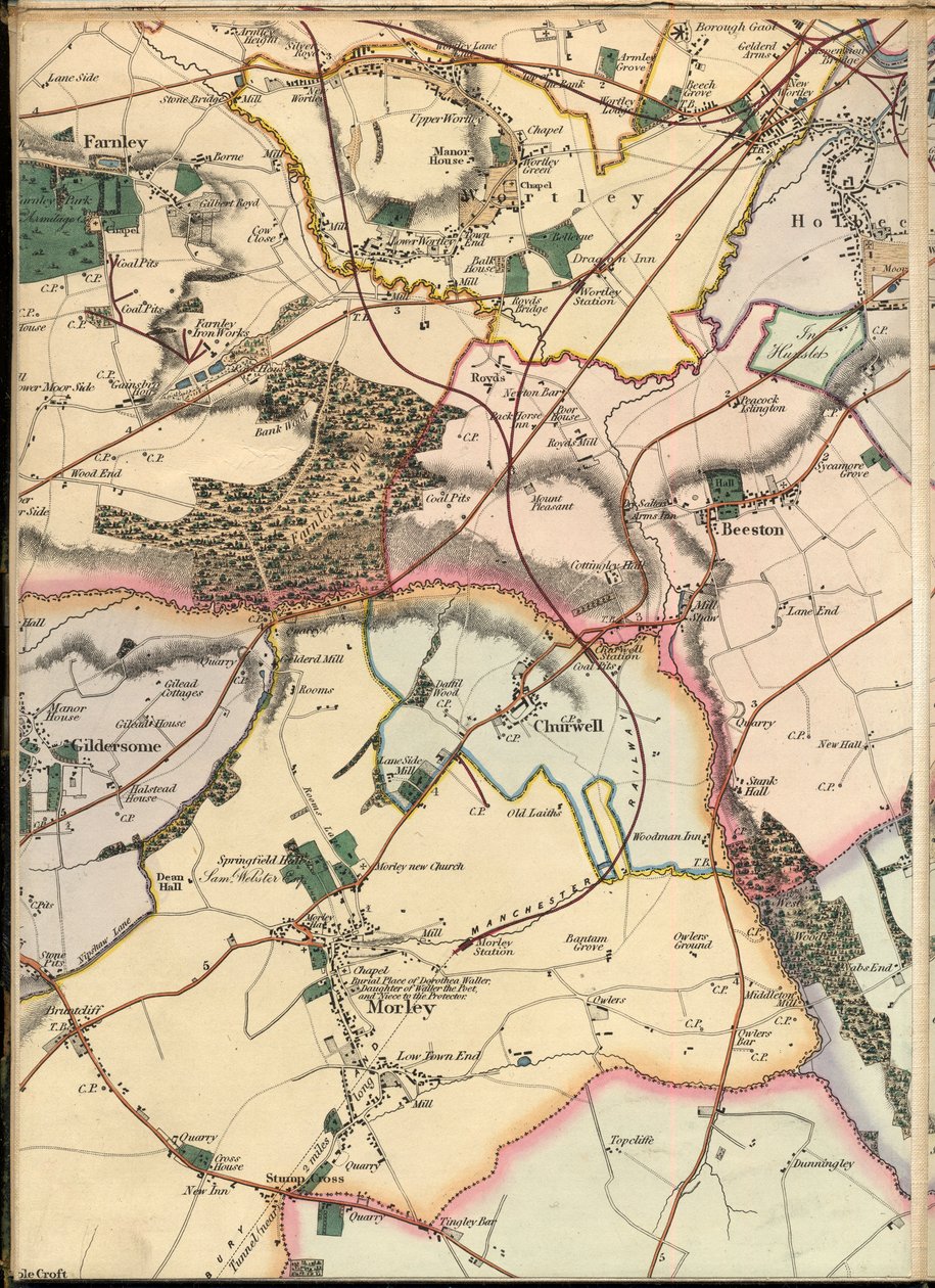 C3, Wortley, Farnley, Holbeck, Beeston, Churwell  Gildersome autorstwa Joshua Thorp