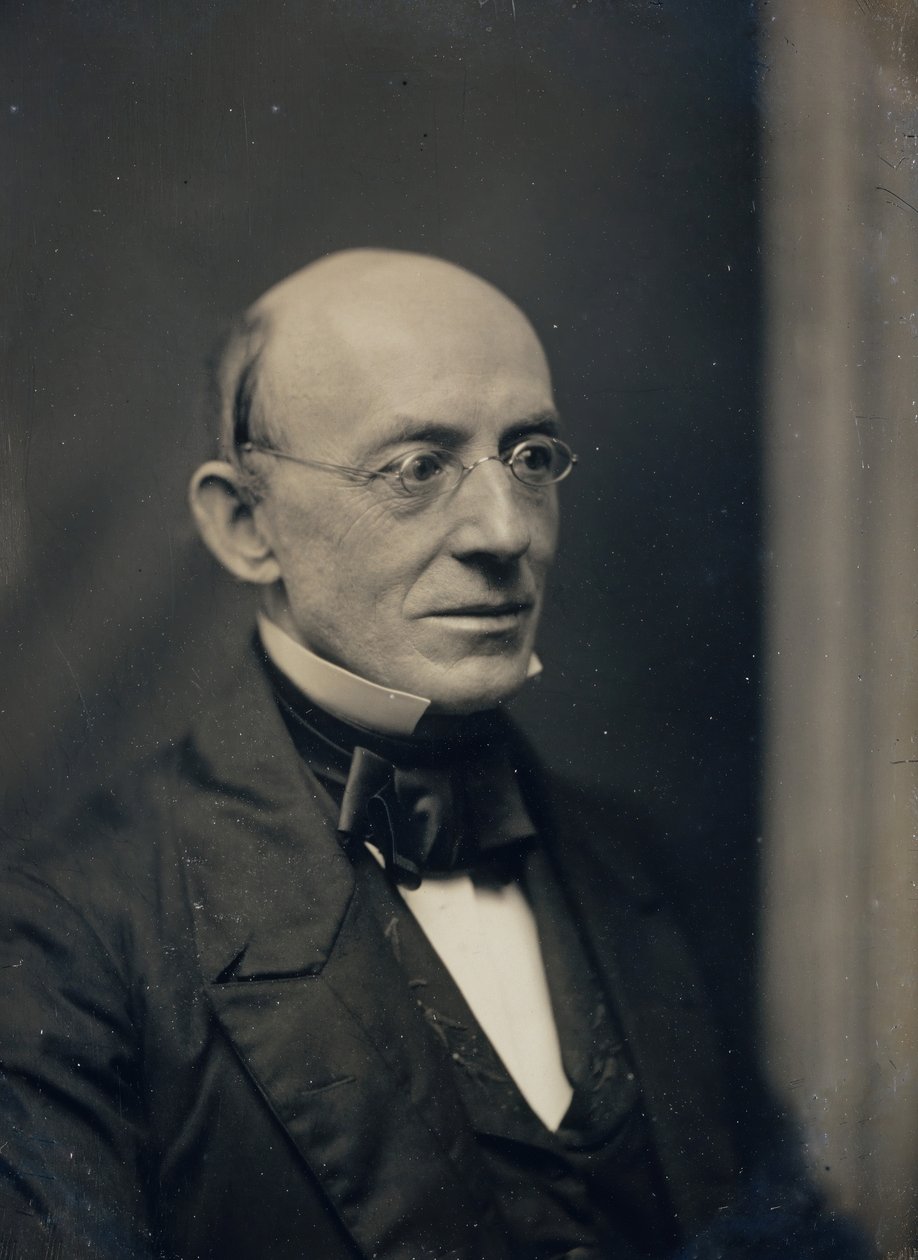William Lloyd Garrison, ca. 1850. Twórcy: Josiah Johnson Hawes, Albert Sands Southworth. autorstwa Josiah Johnson Hawes, Albert Sands Southworth