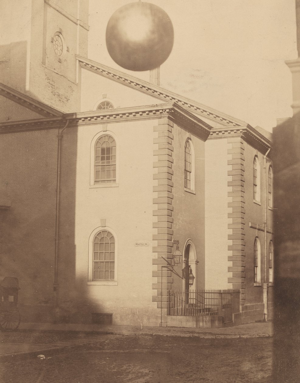 Kościół Brattle Square, lata 50. XIX wieku. autorstwa Josiah Johnson Hawes