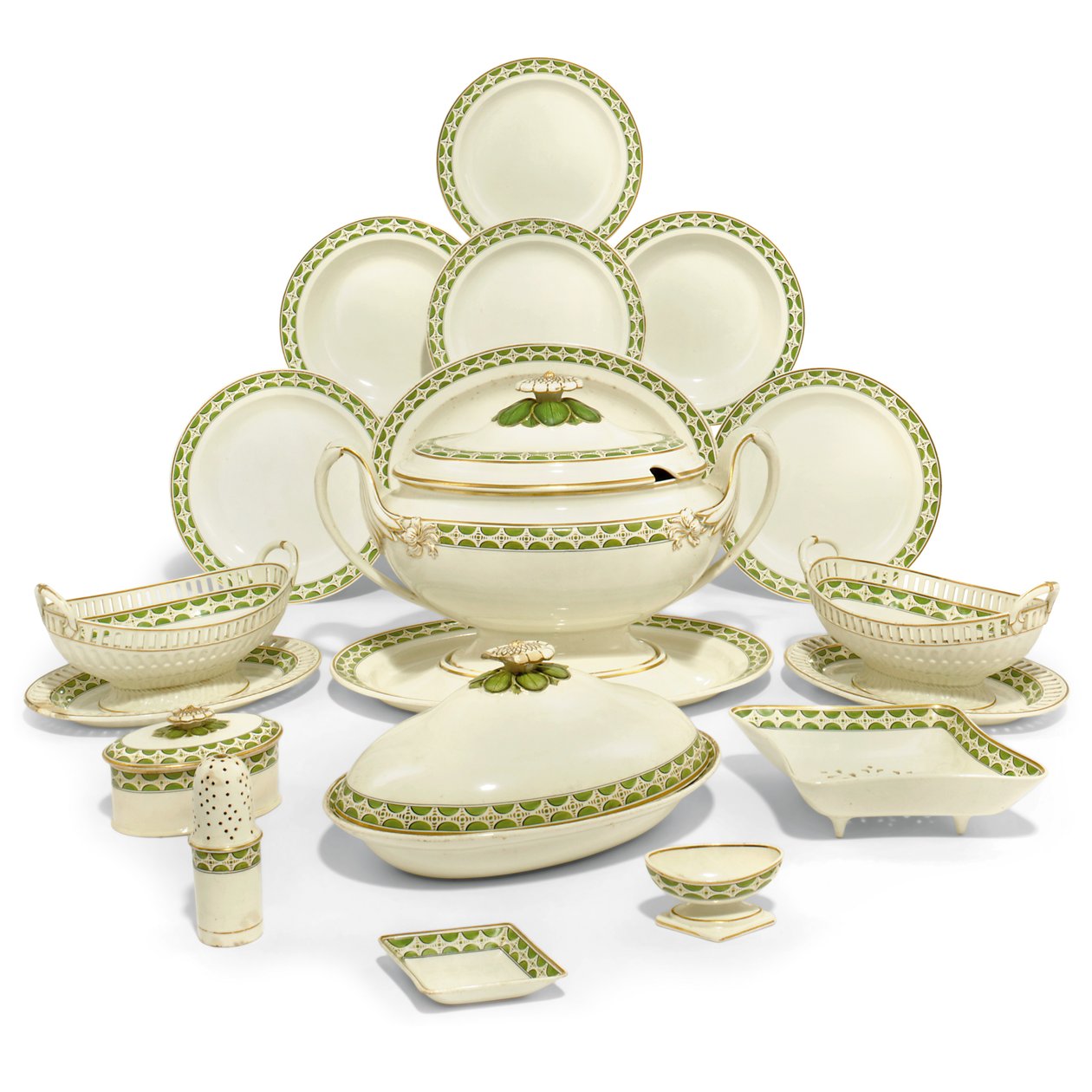 Serwis obiadowy królowej, ok. 1790 (ceramika) autorstwa Josiah Wedgwood