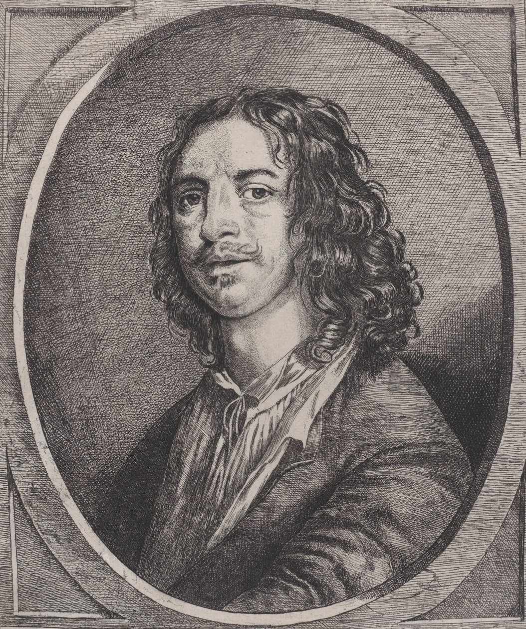 Portret Williama Dobsona, 1645-49 . autorstwa Josias English