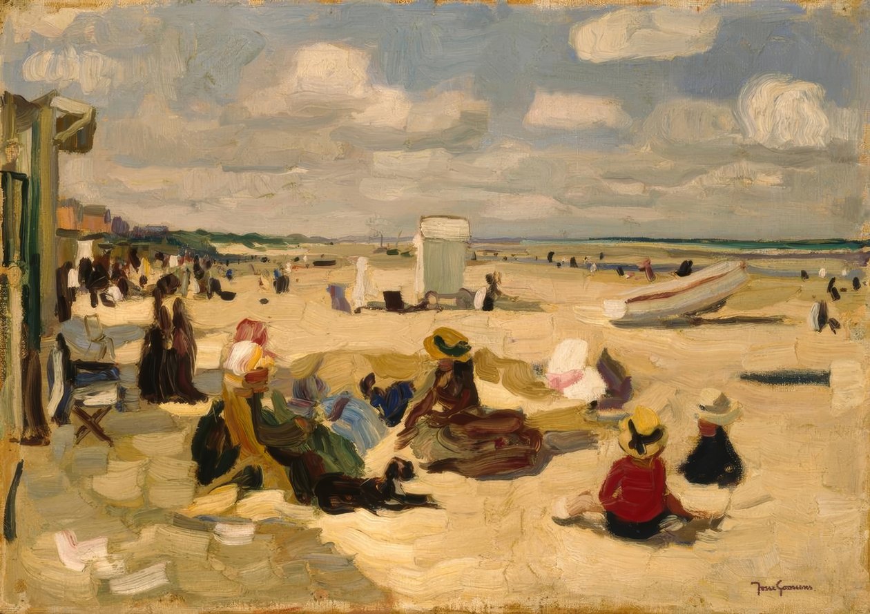 J.Goossens, plaża La Panne autorstwa Josse Goossens