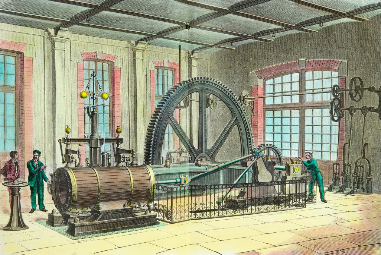 Maszyna z systemem Corliss autorstwa Josse Photo