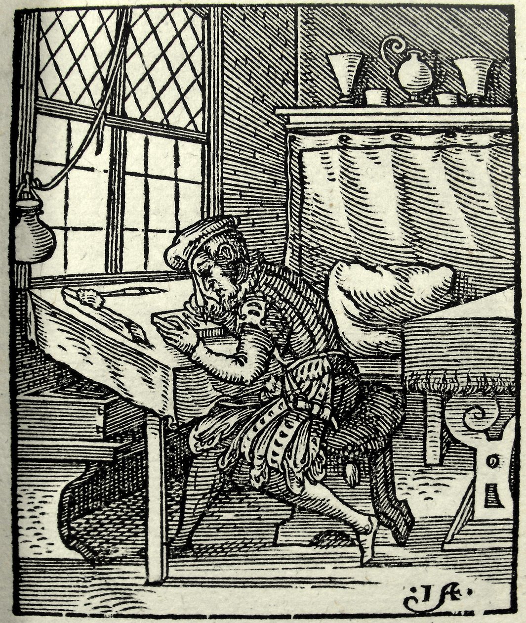 Frez do drewna, 1568 autorstwa Jost Amman