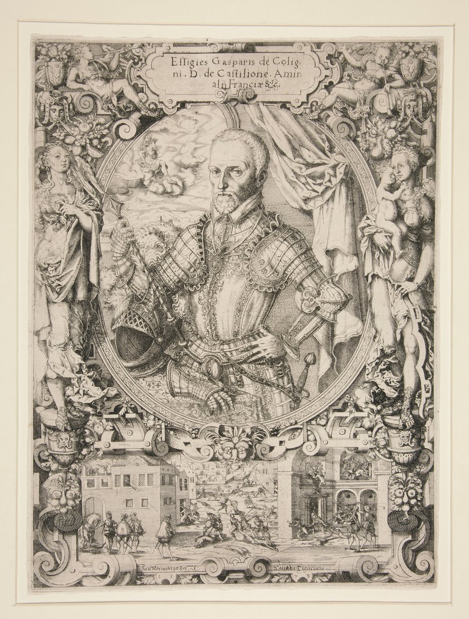Gaspard de Coligny, admirał Francji autorstwa Jost Amman