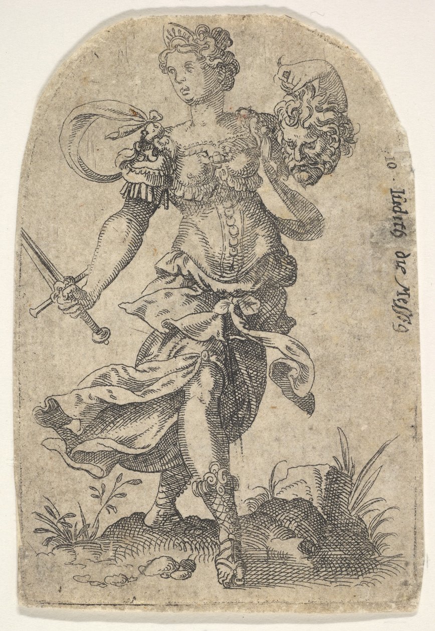 Judith, z celebrowanych kobiet Starego Testamentu, 1568-96. autorstwa Jost Ammon