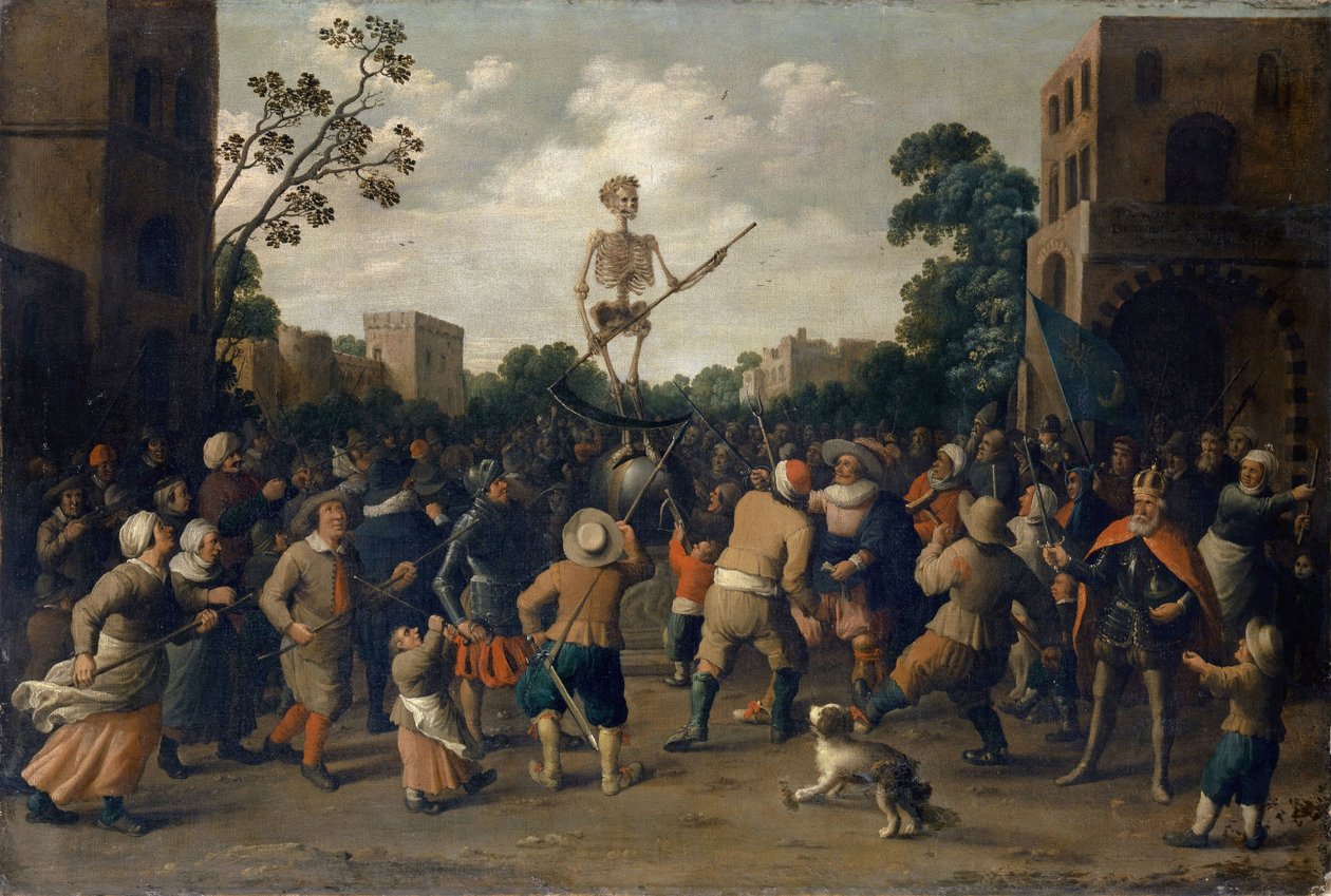 Walka ze śmiercią, 1625. autorstwa Jost Cornelisz Droochsloot