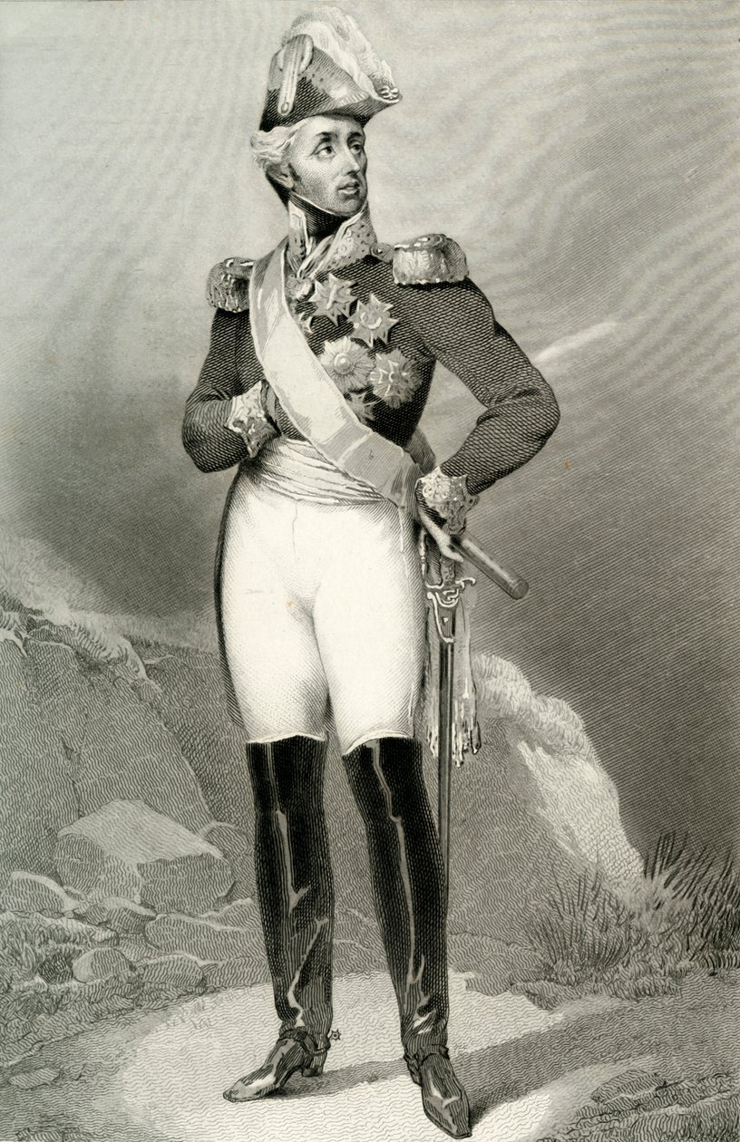 Louis Aloysius, książę Hohenlohe-Waldenburg-Bartenstein, 1804, 1839. autorstwa Joubert