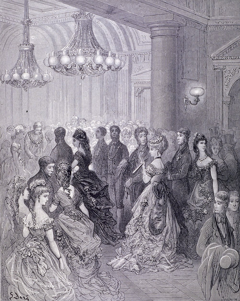 „Bal w dworku”, 1872 r. autorstwa Journard
