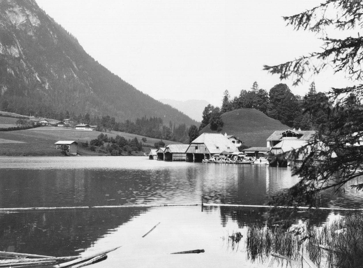 Łodzie w Königssee, ok. 1910 autorstwa Jousset