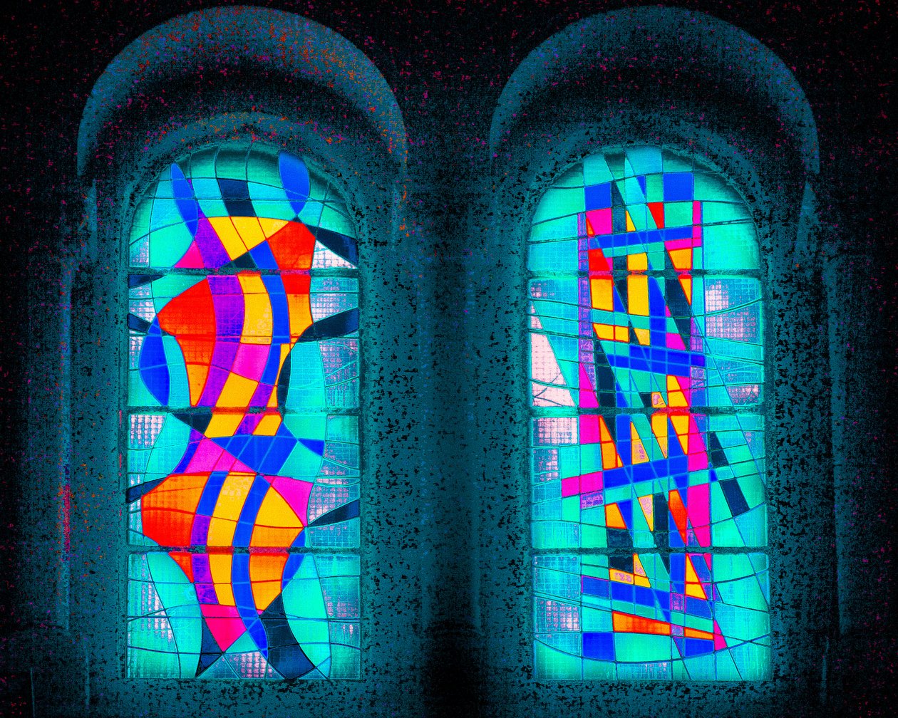 Światło w południe, z serii Eglise St Pierre d