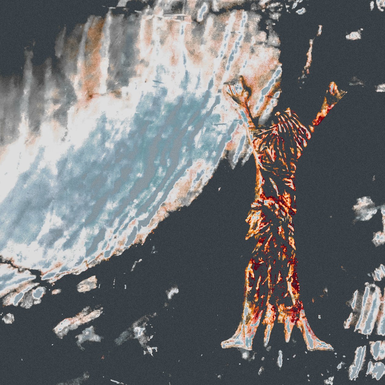 Boskość Izajasza, 2016 (mixed media) autorstwa Joy Lions