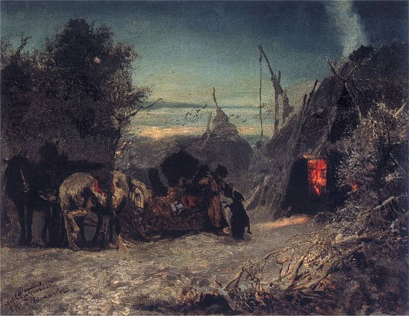 Poranek w lesie autorstwa Jozef Marian Chemonski