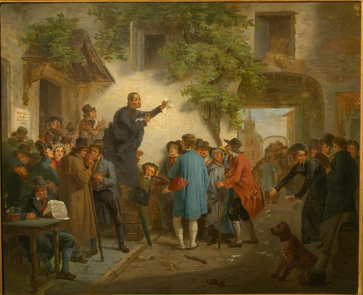 W gospodzie - wybory w Gandawie w 1830 r. autorstwa Jozef Geirnaert