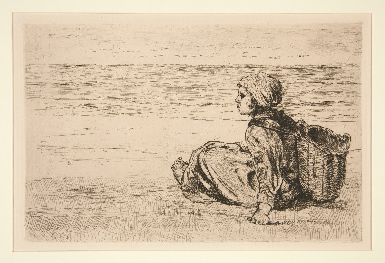 W Scheveningen autorstwa Jozef Israëls