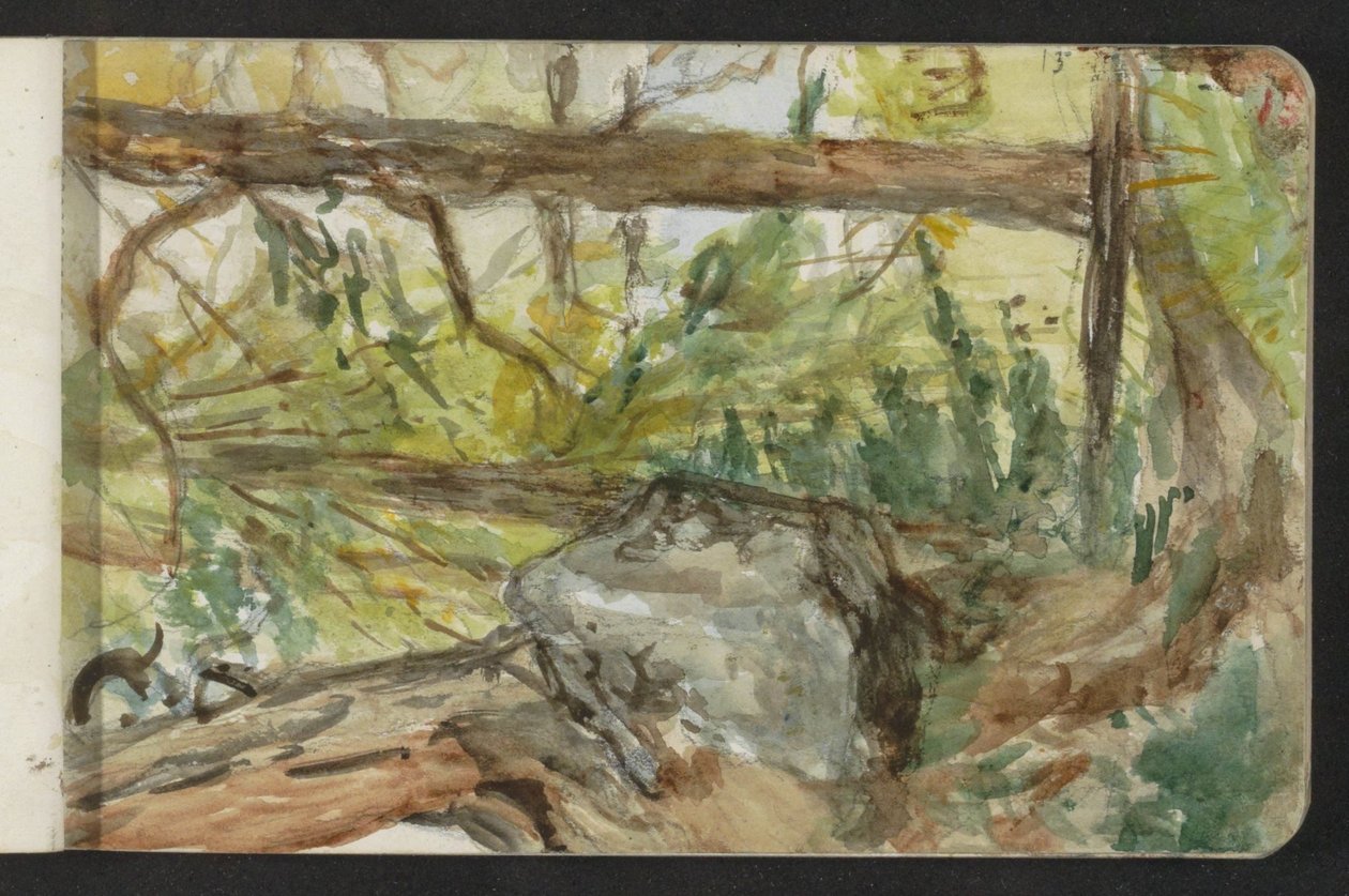 Las w Pontresinie autorstwa Jozef Israëls