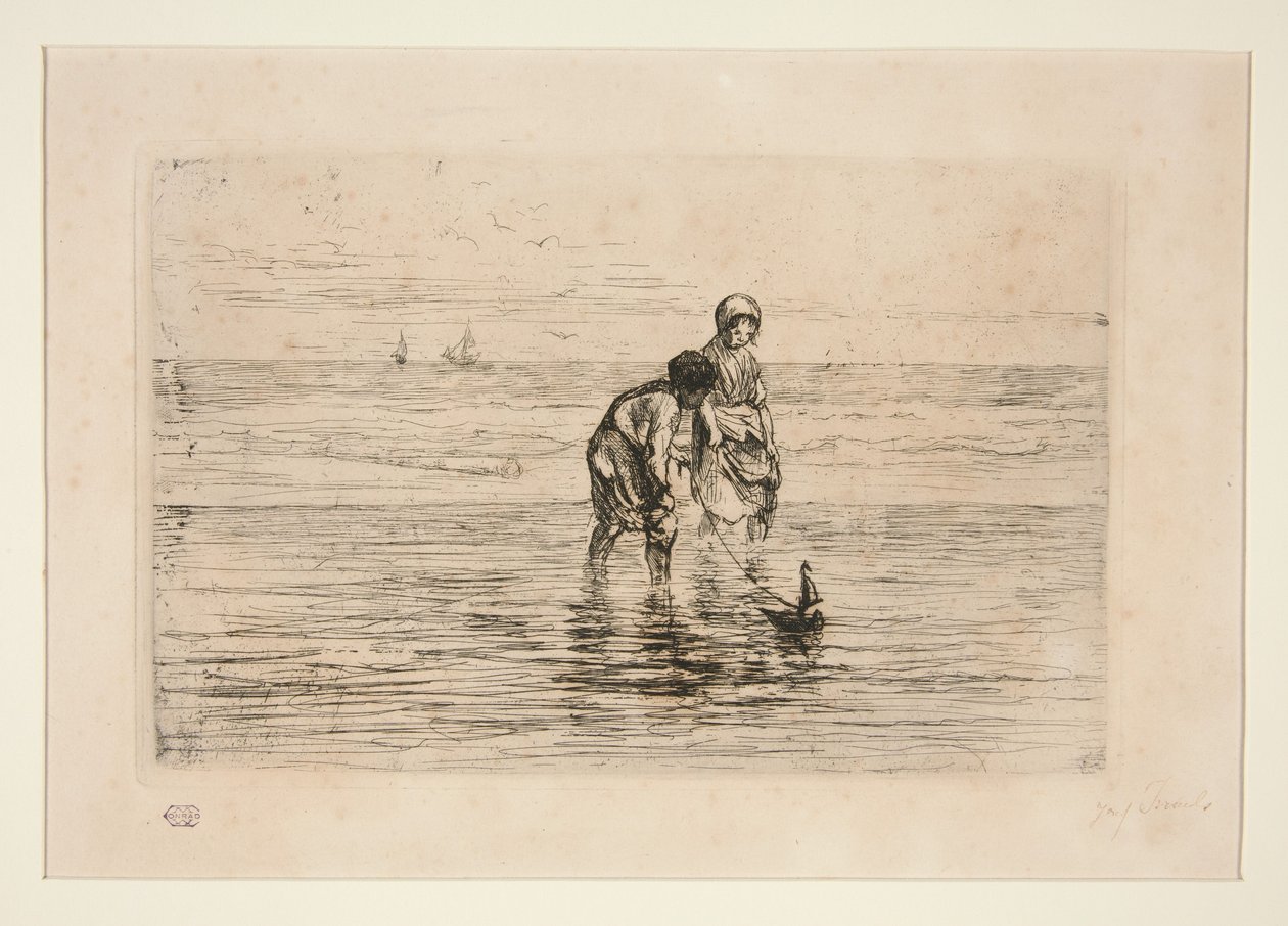 Dzieci na plaży autorstwa Jozef Israëls