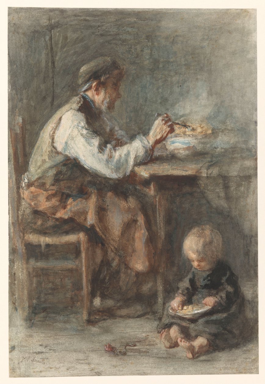 Szewc autorstwa Jozef Israëls