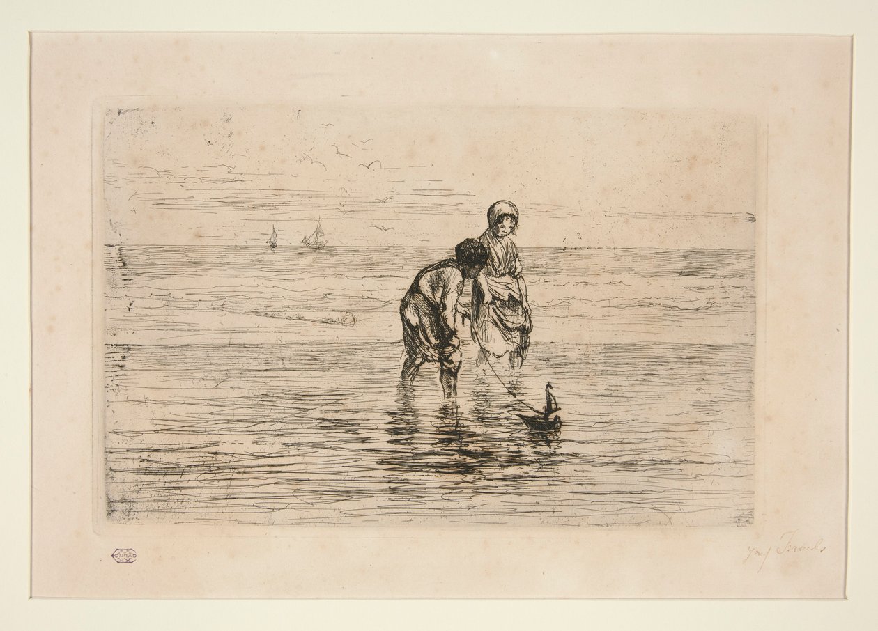 Dzieci na plaży autorstwa Jozef Israëls