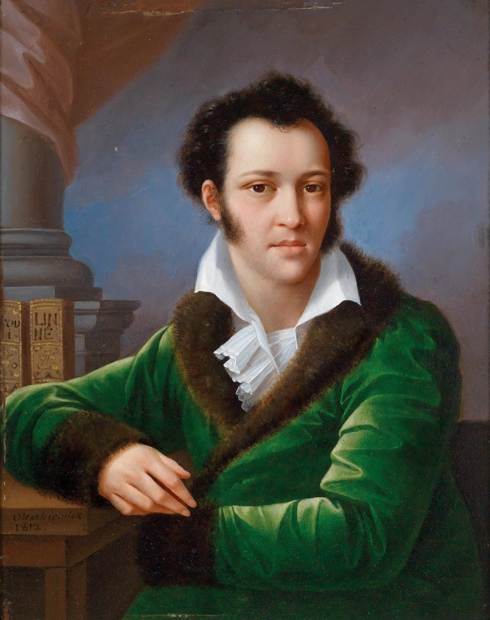 Portret hrabiego Fiodora Iwanowicza Tołstoja 1782-1846, znanego jako Amerykanin, 1812 r. autorstwa Jozef Oleszkiewicz
