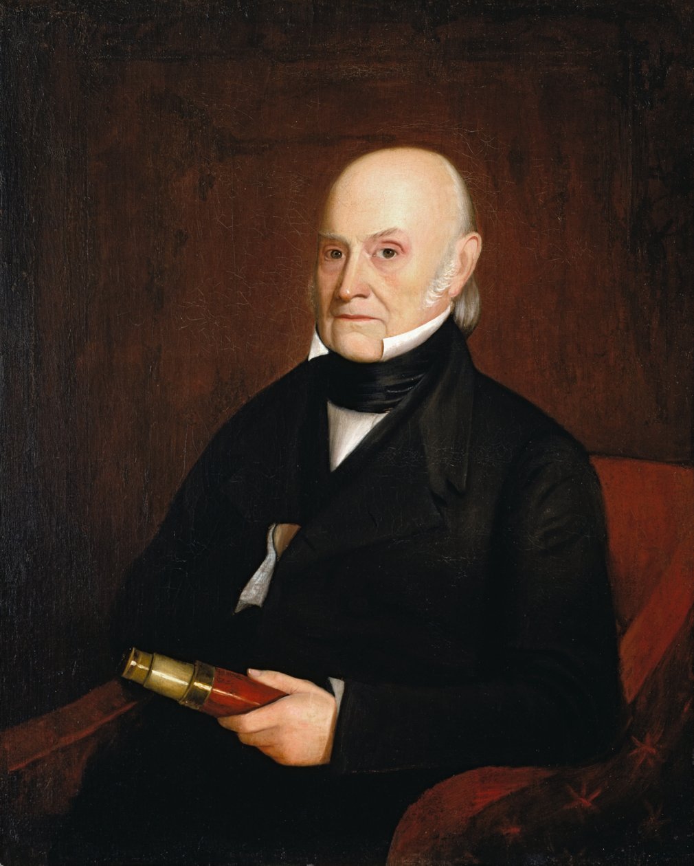 Portret Johna Quincy Adamsa, 6. prezydenta Stanów Zjednoczonych (1767-1848) autorstwa Jr. William Hudson