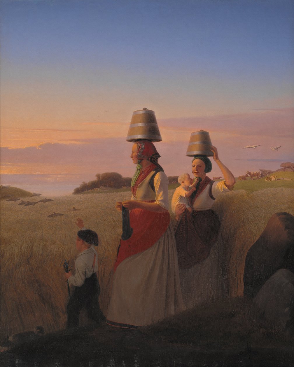 Scena wiejska autorstwa Jørgen V. Sonne