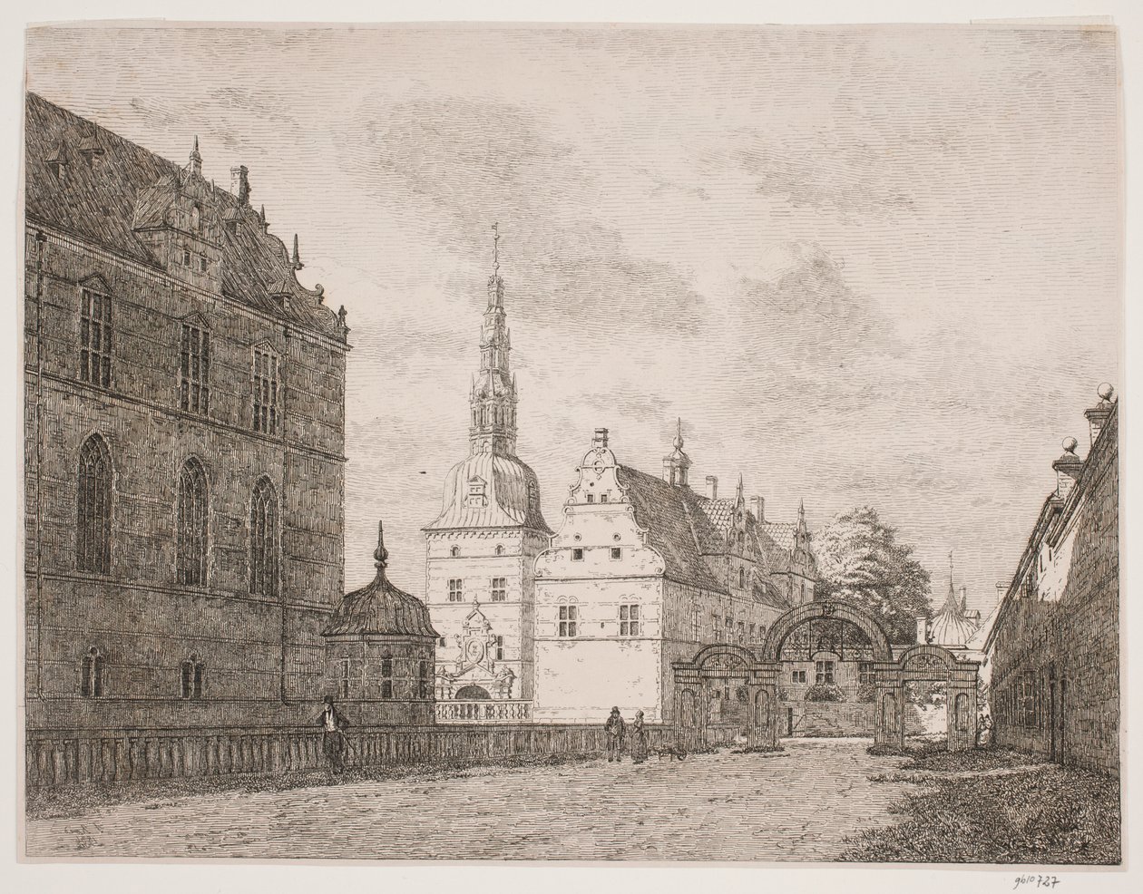 Karusselgården w Frederiksborg autorstwa Jørgen Roed