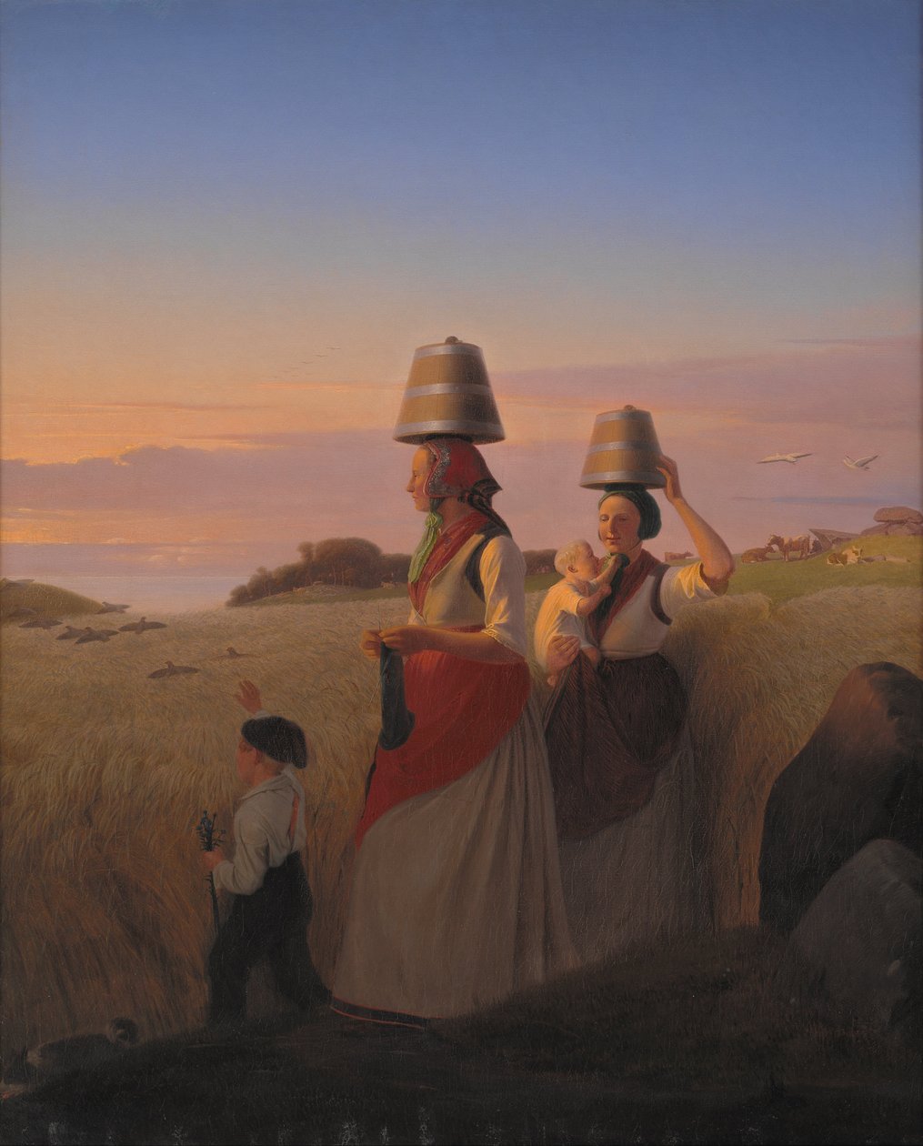 Scena wiejska autorstwa Jørgen Sonne