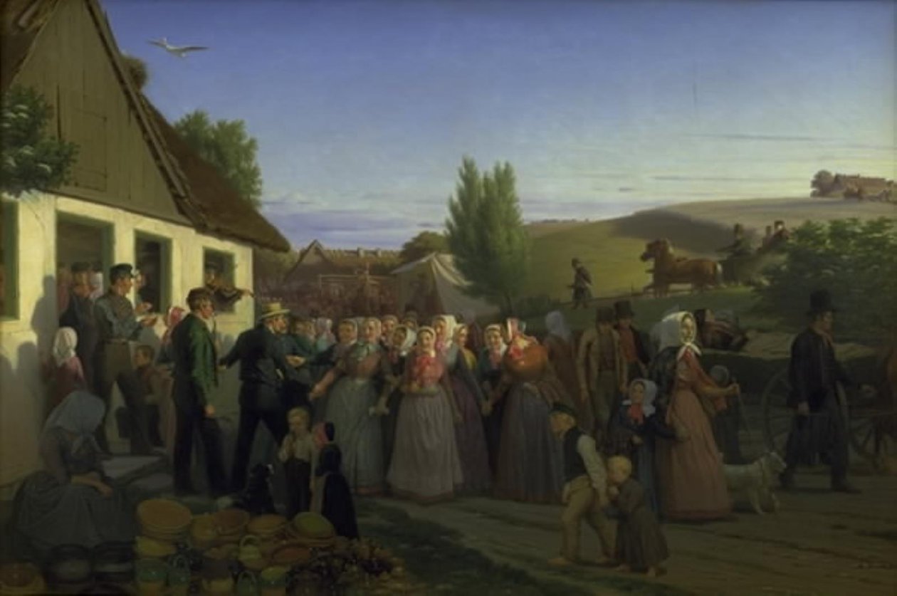 św. Jaś i Małgosia w Tisvilde autorstwa Jørgen V. Sonne