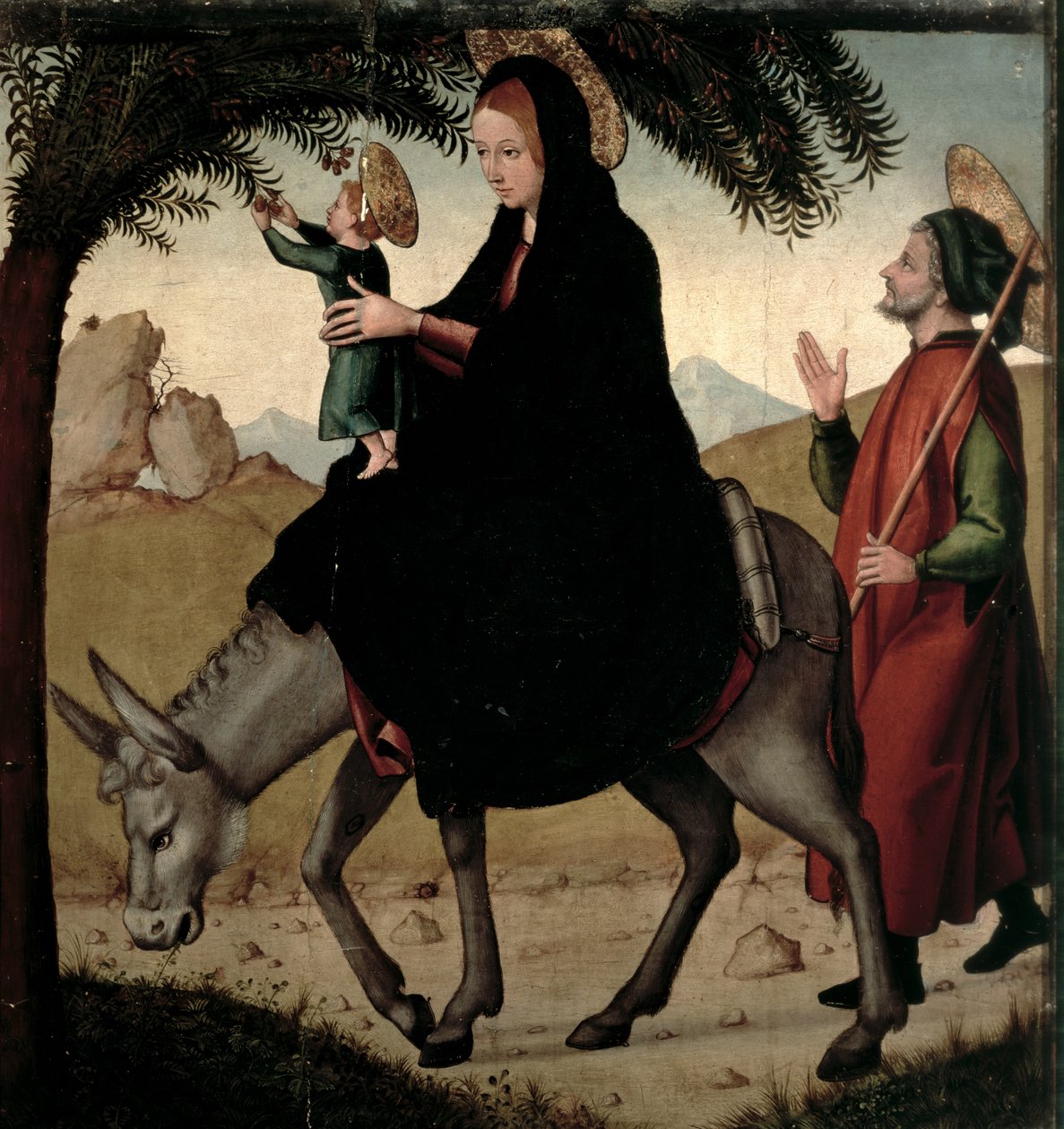Ucieczka do Egiptu autorstwa Juan de Borgoña