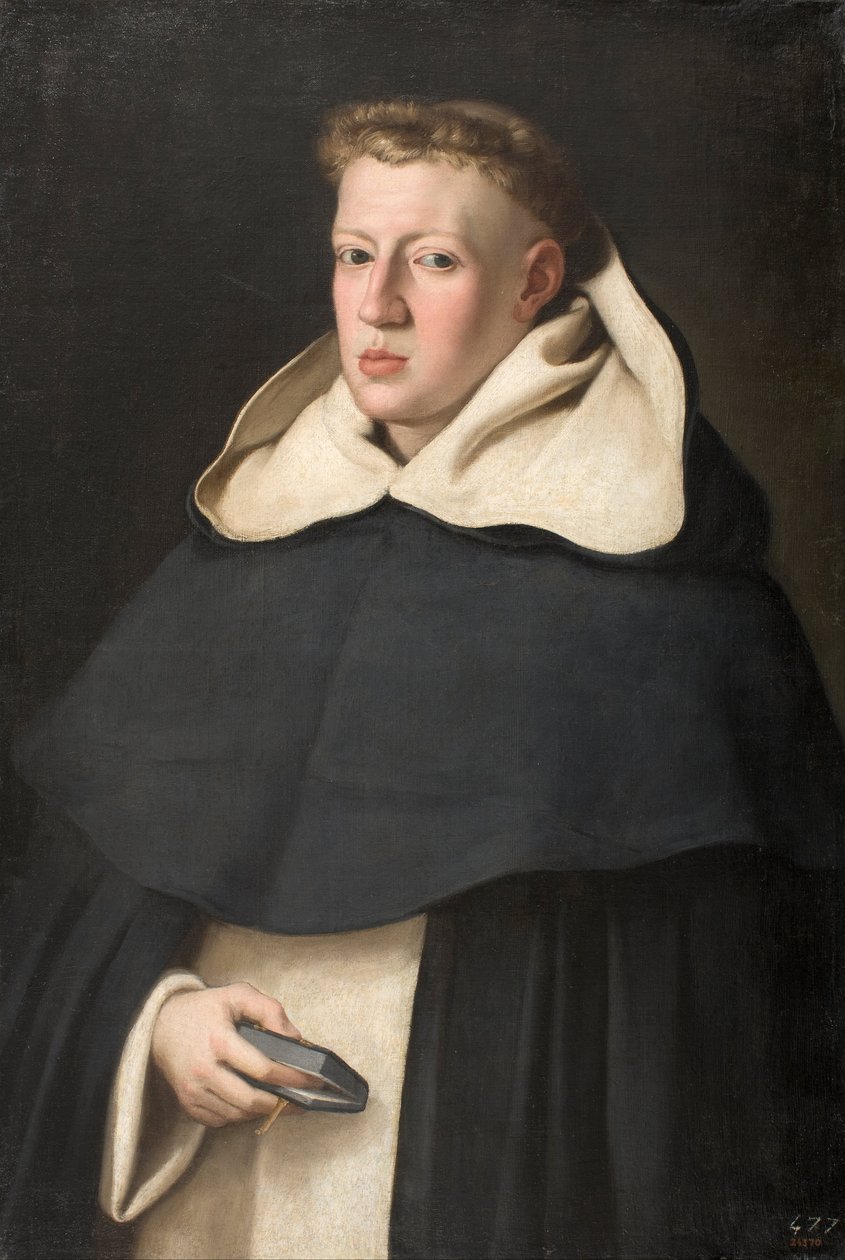 Zakonnik Alonso de Sant Tomàs autorstwa Juan Bautista Maíno