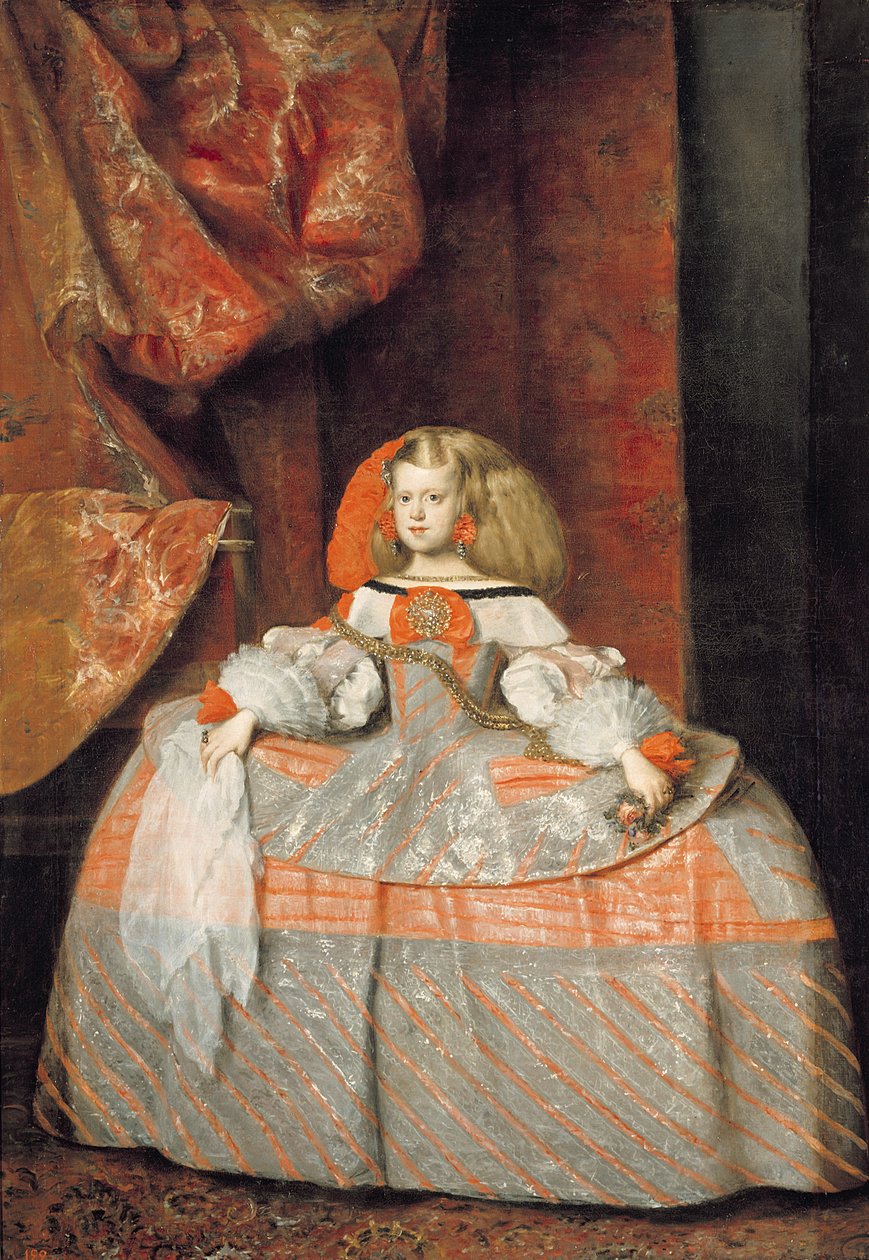 Infantka Małgorzata Austrii, c.1665 autorstwa Juan Bautista Martinez Del Mazo