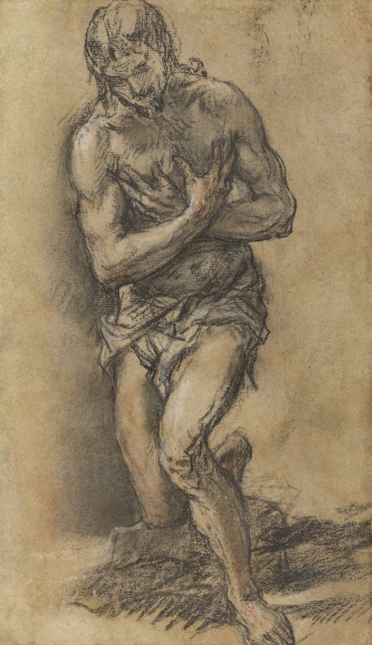 Chrystus ochrzczony autorstwa Juan Carreño de Miranda
