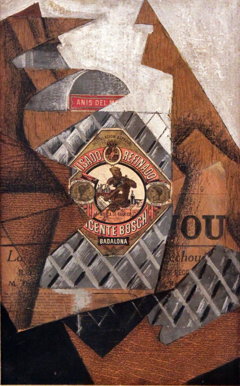 Butelka Anis del Mono autorstwa Juan Gris