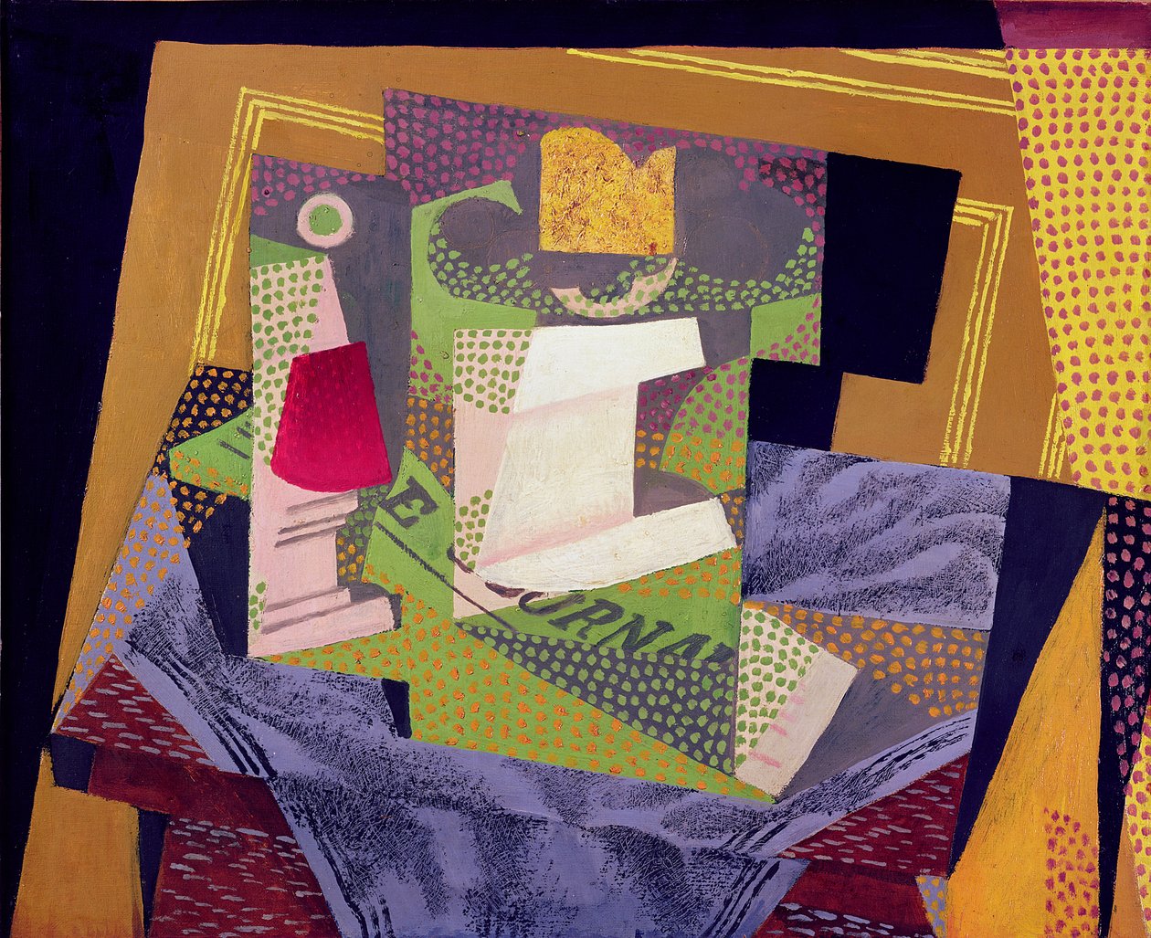 Kompozycja na stole, 1916 autorstwa Juan Gris