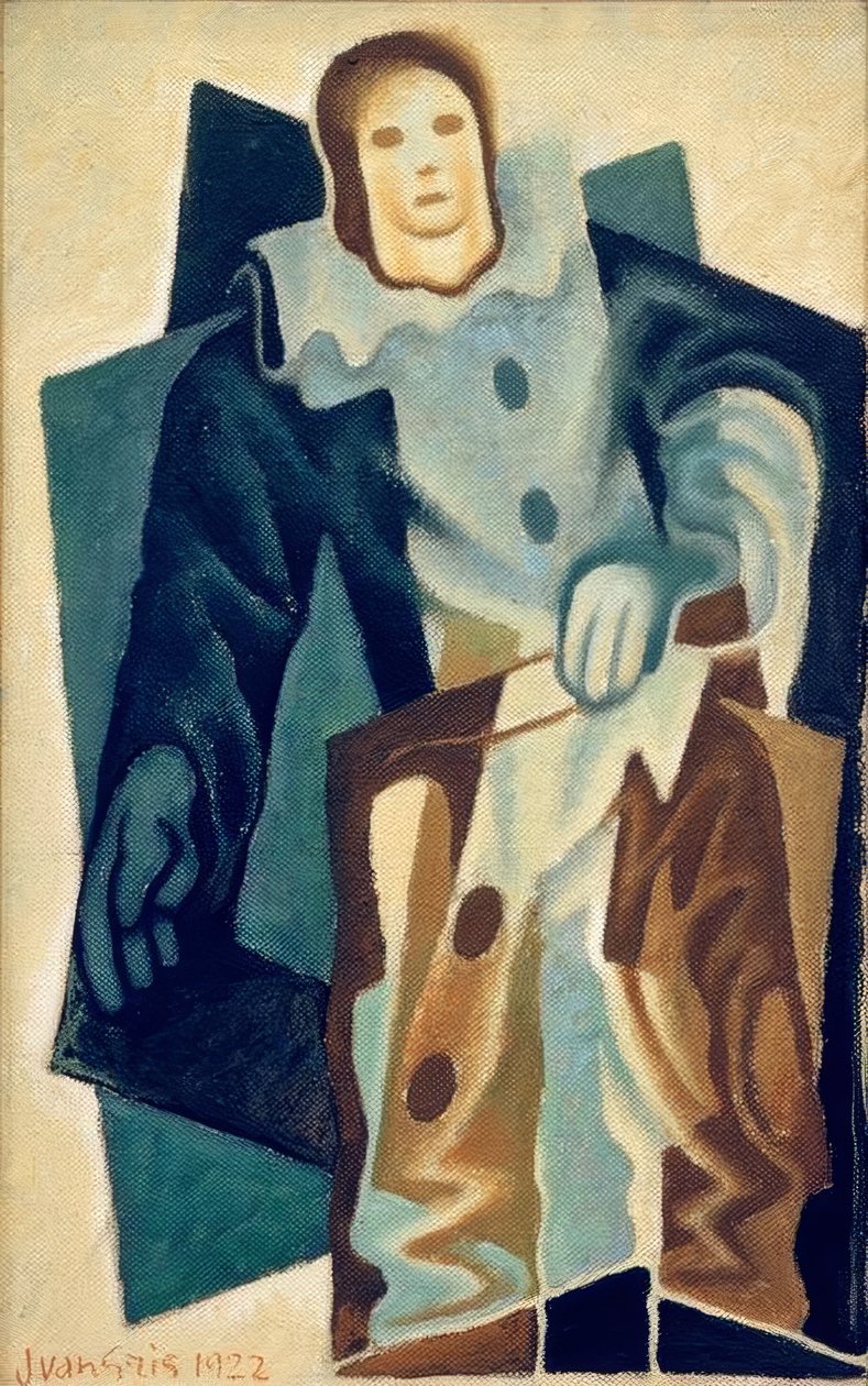 Pierrot autorstwa Juan Gris