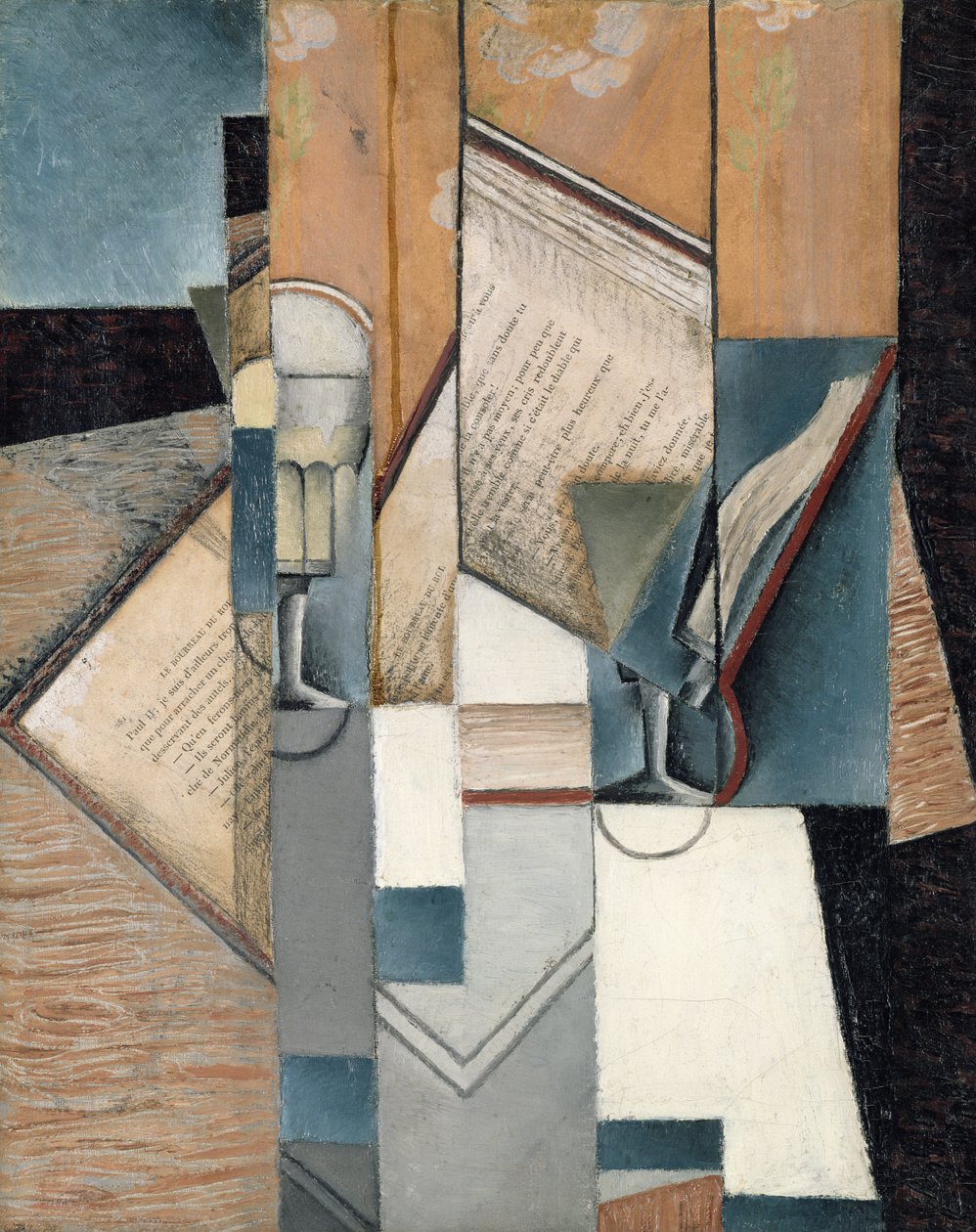 Księga, 1913 autorstwa Juan Gris