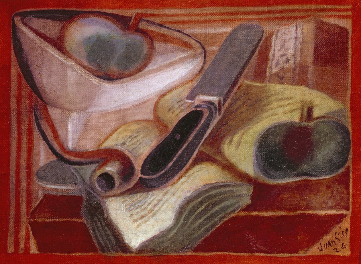 Księga, 1924 autorstwa Juan Gris