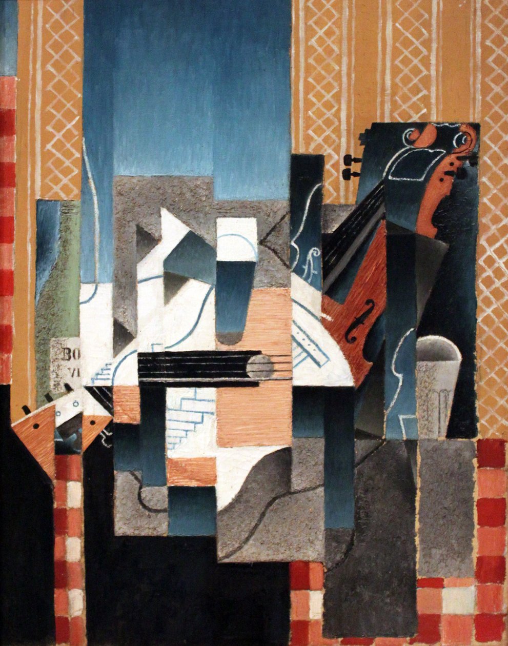Skrzypce i gitara autorstwa Juan Gris