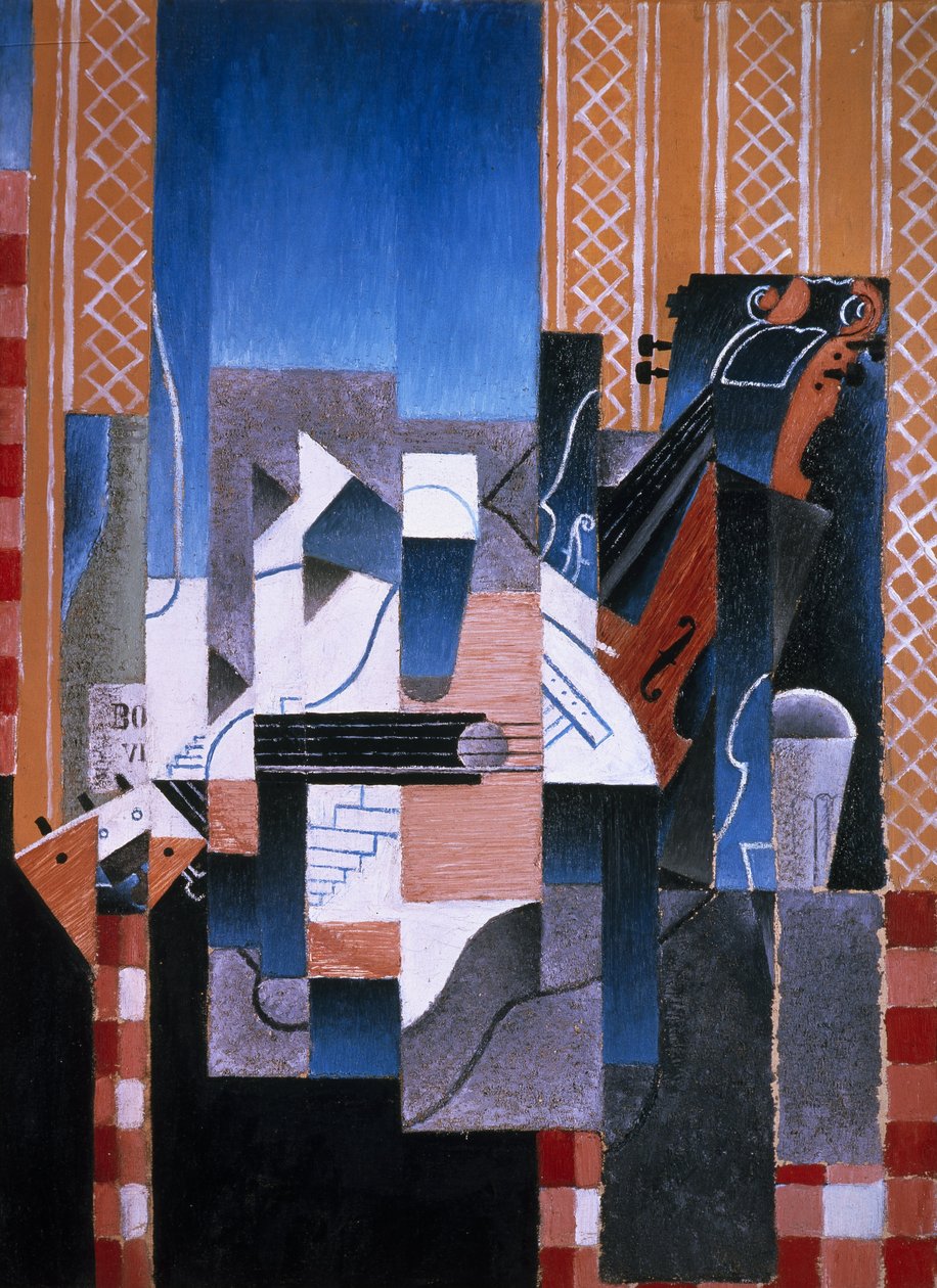 Skrzypce i gitara autorstwa Juan Gris
