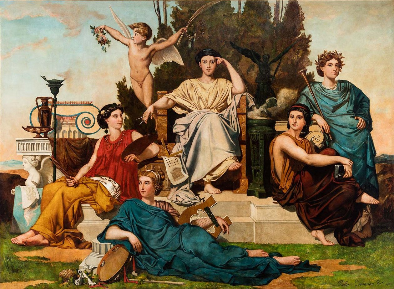 Alegoria Sztuki autorstwa Juan Leon Palliere