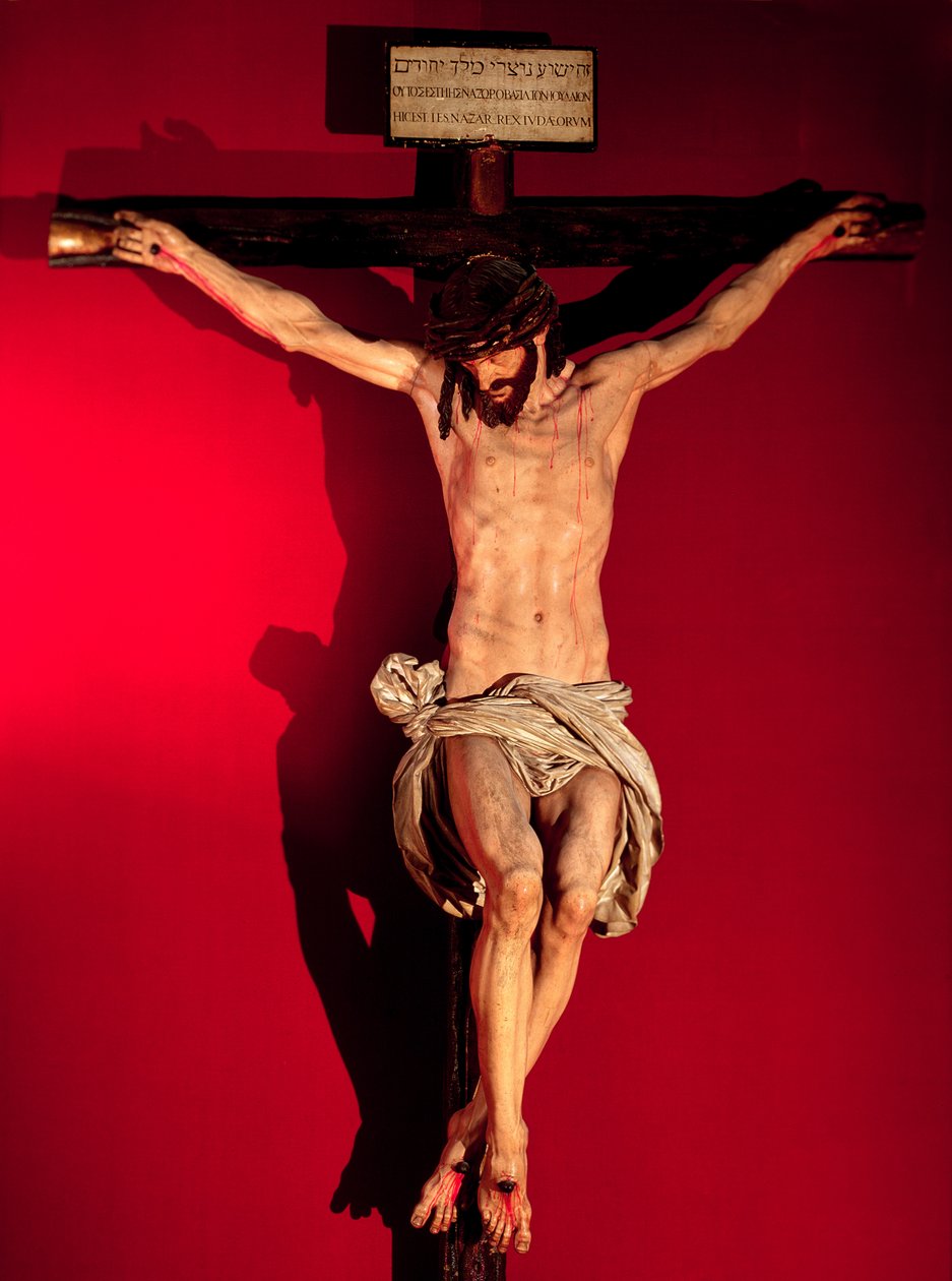 Cristo de la Clementia (Chrystus na Krzyżu) (drewno) autorstwa Juan Martinez Montanes