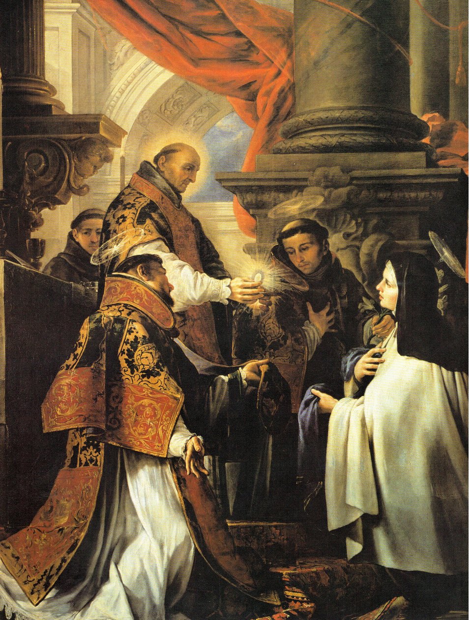 Komunia św. Teresy autorstwa Juan Martín Cabezalero