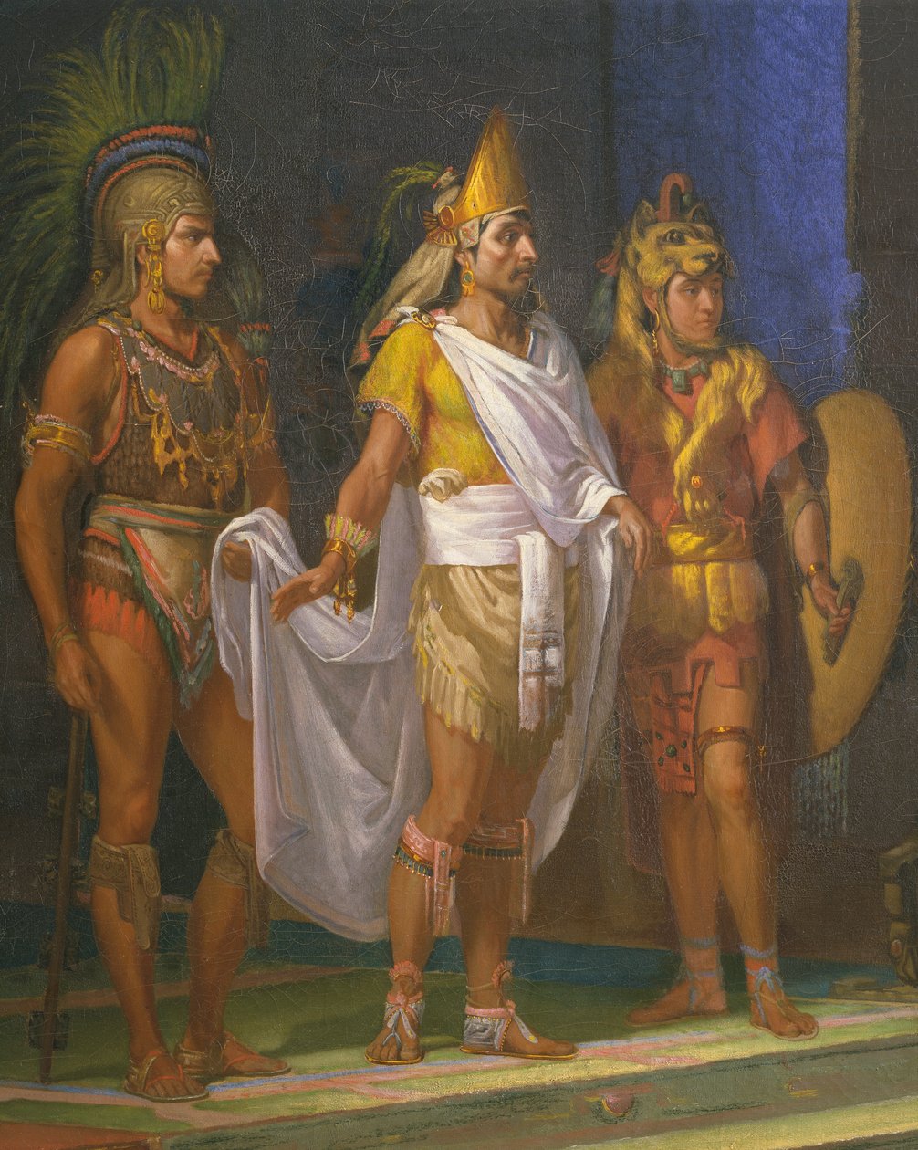 Cesarz Montezuma II (ok. 1470-1520) autorstwa Juan Ortega